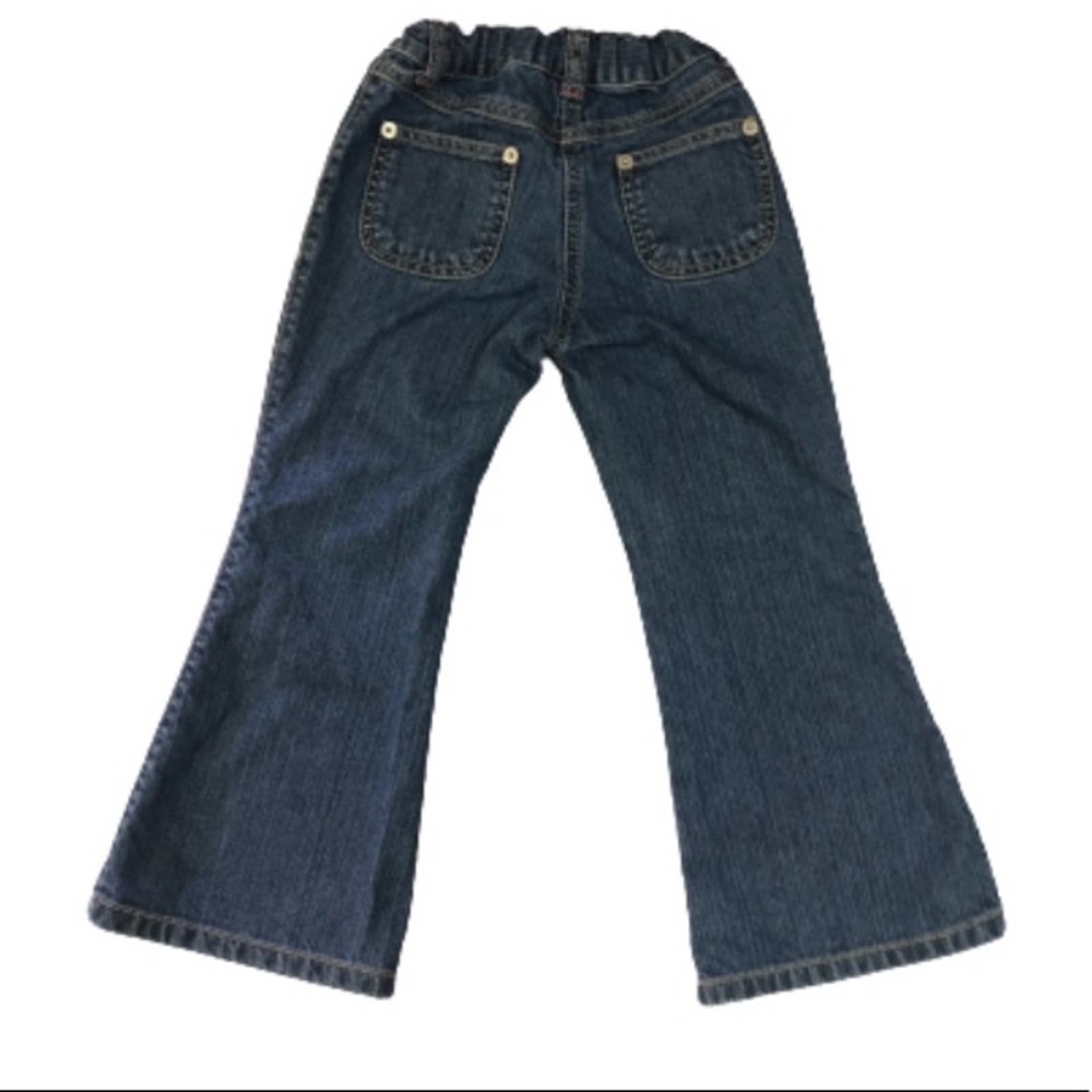 Retro 2008 Gymboree Guitar Detail Adjustable Bootcut Jeans Size 4 - Picture 3 of 7